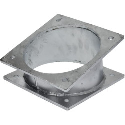 Alkūnė 17° + 2 flanšai 8" 8303017