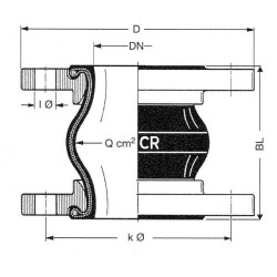Jungtis Ø 80 mm ERVCR080