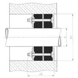 Tarpinė DN63/DN125 103006312520