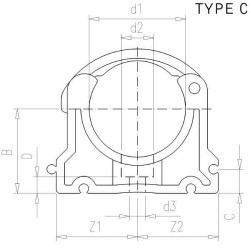 Spaustukas 16/23 BP1623
