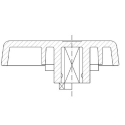 rankinė svirtis KS858075PVC