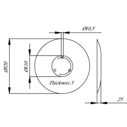 Diskinis noragėlis 320x3 962292KR