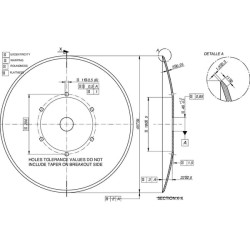 Apynių diskas Ø457mm CDR46T111