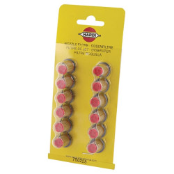 Purkštuko filtras, 80 tinklelio, raudonas, su tarpine 725042, 12 vnt., 6200750228