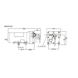 Diafragminis siurblys 12V 18 l/min DIP50501310D011