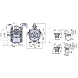 Diafragminis siurblys AR 45 LFP SP 32003AR