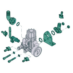 Jungiamojo komplekto atstumas RM 40 AR983