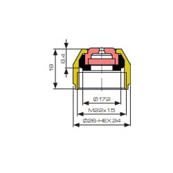 Purkštuko dangtelis D15 7560546