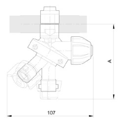 Purkštuko laikiklis 3 padėčių 1" 4012265