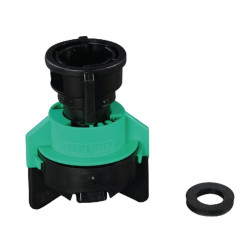 Dvigubo vėduoklinio antgalio antgalis TDDF 110° 10, juodas, plastikinis, Agrotop TDDF11010
