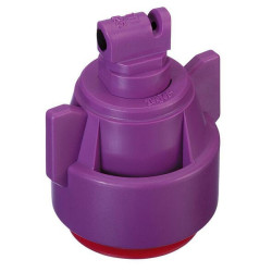 Oro įpurškimo antgalis TTI 110° su tarpine ir dangteliu 025 violetinis plastikinis TeeJet TTI110025VPCE