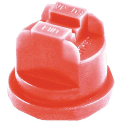 Plokščias vėduoklės formos antgalis VP 110° 04, raudonas, plastikinis, Hypro VP04F110RE