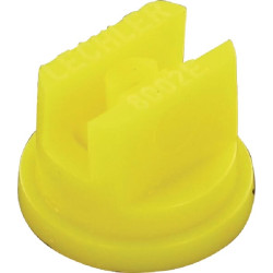 Juostinis antgalis ES 80° 02 geltonas plastikinis Lechler ES8002POM