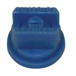 Plokščias vėduoklės formos antgalis LU 120° 03 mėlynas plastikinis Lechler LU12003POM