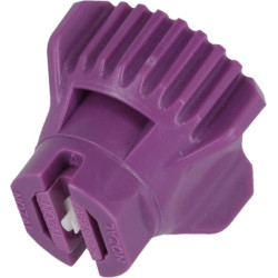 Plokščių vėduoklinių antgalių rinkinys (8 vnt.) ABX 80° 025 violetinis ABX80025P008