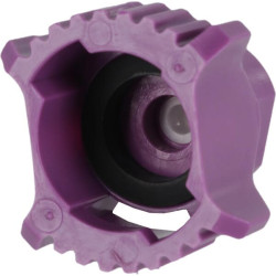 Plokščių vėduoklinių antgalių rinkinys (8 vnt.) ABX 80° 025 violetinis ABX80025P008