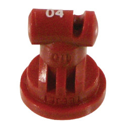 Plataus kampo antgalis TT 110° 04 raudonas plastikinis TeeJet TT11004VP