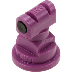 Dvigubas plokščias vėduoklinis antgalis TTJ 110° 025 violetinis plastikinis TeeJet TTJ60110025VP