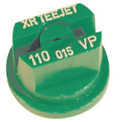 Plokščias vėduoklinis antgalis XR 110° 015 žalias plastikinis TeeJet XR110015VP