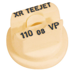 Plokščias vėduoklinis antgalis XR 110° 08, baltas plastikinis, „TeeJet“ XR11008VP
