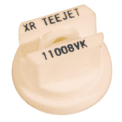 Plokščias vėduoklinis antgalis XR 110° 08 baltas keraminis TeeJet XR11008VK