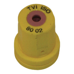 Oro įpurškimo tuščiaviduris kūginis antgalis TVI 80° 02 geltonas keraminis Albuz TVI8002