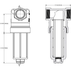 Фильтр 1-1/2" 50 Mesh LST15050