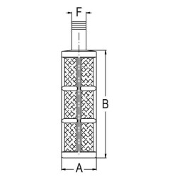 Kanistro filtras su svoriu 8064000