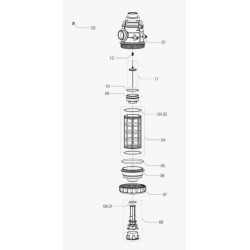Siurbimo filtrai G 1 1/2" srieginė jungtis su vožtuvu 3162562