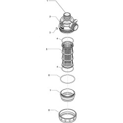 Siurbimo filtras 1 1/4" 60 l/min, 32 tinklelių 3102052