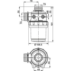 Siurbimo filtras 60-100l T5 31220D3