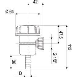 Siurbimo filtras D13-3/8"M 50m 309T153