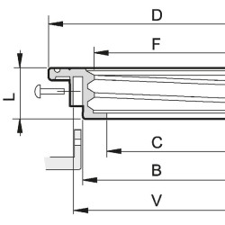 Dangtelio žiedas 320 mm Ø 3502540