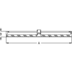 Bako dangčio guma 265 mm 8184000