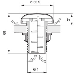 Labirinto alsuoklio vožtuvas 504203