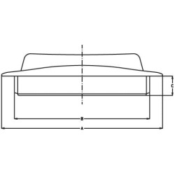 Bako dangtelis prisukamas Ø 350 mm 8152000