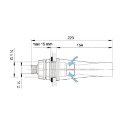 5 mm venturi vamzdis 5022045