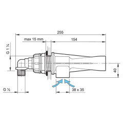 Purkštuko apsauga nuo putojimo 2 mm, keramika 5022132