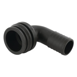 Žarnos jungtis 90° 32 mm su išoriniu sriegiu T6 1191632