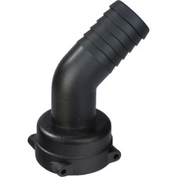 Žarnos jungtis 45° 50 mm su vidine jungtimi T7 1192750