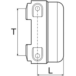 Galinis dangtelis T4 34mm 219040
