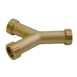 Y formos jungtis MMM 1/2" BSP žalvaris 006120