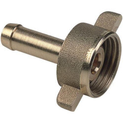 1/2 colio jungtis su 8 mm žarnos antgaliu, žalvaris 006310