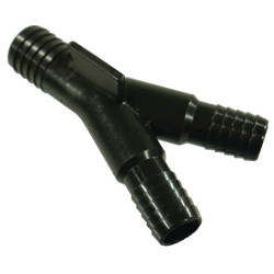 Y 45° + žarnos galas 2x25mm / 1x30mm 140003