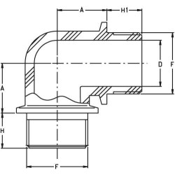 90° alkūnė 2" išorinis/išorinis 8020401