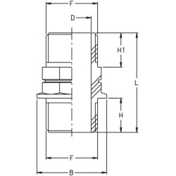 Dvigubas nipelis 3/4" M/M 8056201