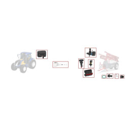 Purkštuvo sijos komplektas, 5 sekcijos, jungiklių dėžutė KITC6