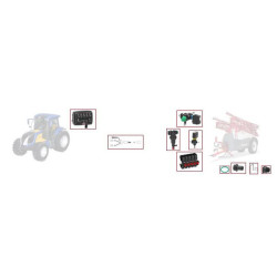 Purkštuvo sijos komplektas, 5 sekcijos, kompiuteris KITD5