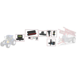 7 sekcijų purkštuvo komplektas, kompiuteris KITD7