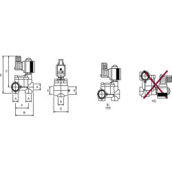 Solenoidinis vožtuvas su trosu 20019152